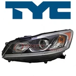 Tyc Left Headlight Assembly For 2016-2017 Honda Accord Electrical Lighting Ry New. Price: $248.18.