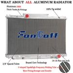 For 1992-1997 93 94 95 Lexus SC400 4.0L 3969CC V8 Dohc 3-ROW Aluminum Radiator. New. Price: $149.00.