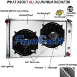 3 Row Radiator Shroud Fans 1970-1981 75 Pontiac Firebird Trans Am Formula V8 New. Price: $189.00.