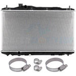 Aluminum Radiator With Universal Oil Hose Clamps Kit For 2012-2015 Honda Civic New. Price: $57.22.
