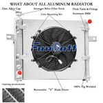 3-ROW Aluminum Radiator+shroud Fan Fit 1999 2004 Jeep Grand Cherokee 4.0L Usa New. Price: $239.00.