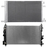 Radiator + Ac Condenser Cooling Kit For 2011-2015 Chevrolet Cruze New. Price: $113.99.