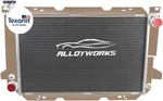 Alloyworks Row Aluminum Radiator 1983-1997 Ford F-150 F-250 F-350 F150 New. Price: $396.09.