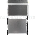 For 2012-2016 Jeep Grand Cherokeealuminum Radiator & Ac Condenser Cooling Kit New. Price: $149.98.