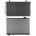 Radiator + Ac Condenser Cooling Kit Aluminum For 2001-2007 Toyota Highlander New. Price: $125.69.