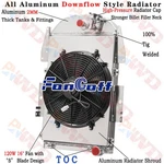 Row Aluminum Radiator Shroud Fan For 1934-1936 Chevy Pickup V8 Conversion New. Price: $199.00.