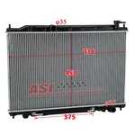 Aluminum Core Radiator W/ Oil Cooler For 2003-07 Nissan Murano Se Sl 3.5L V6 New. Price: $79.00.