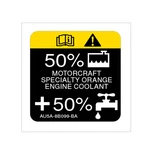 Motorcraft Specialty Orange Ford Decal Label Sticker AU5A-8B099-BA New. Price: $19.00.