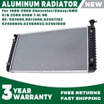 1PCS Of Aluminum Radiator Fit 1988-2000 Chevrolet Gmc C/k 2500 3500 7.4L V8 New. Price: $114.99.