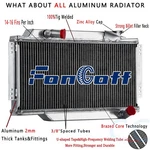 Rows Aluminum Radiator For 1964-1980 Triumph Spitfire 1.1L 1.2L 1.3L 1.5L L4. New. Price: $109.00.