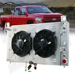 Aluminum 3-ROW Radiator+shroud Fan+relay For 1999-2013 Chevy Silverado 1500 2500 New. Price: $259.00.
