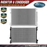 2X Radiator & Condenser Cooling Kit For Toyota Camry 2018-2021 2.5L 3.5L Gas New. Price: $149.79.