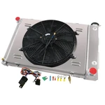 Aluminum 3 Core Radiator+shroud Fan For 1967-69 Chevy Camaro Pontiac Firebird V8 New. Price: $209.00.