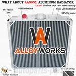 Row Full Aluminum Radiator Fits 2002-2004 Hummer H1 Engine V8 Alloyworks New. Price: $299.00.