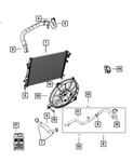 Genuine Mopar 2009-2020 Dodge Journey Front Engine Cooling Radiator 68038238AB New. Price: $301.99.
