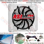 Asi Aluminum Radiator Shroud 16''FAN Fits Chevy Gm 26" X 19" Size Universal New. Price: $99.00.