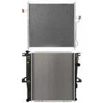 Aluminum Radiator & Condenser Cooling Kit 1998-2001 Ford Explorer 4.0L New. Price: $142.28.