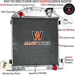 4 Row Aluminum Radiator Ford Model Chevy Engine Configuration 1928 1929 New. Price: $259.00.