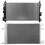 Aluminum Radiator & Ac Condenser Cooling Kit For 2011-2015 Chevrolet Cruze New. Price: $112.98.
