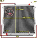 Row Aluminum Radiator For 1996-2002 2001 Toyota 4RUNNER Limited SR5 3.4L 2.7L New. Price: $199.00.