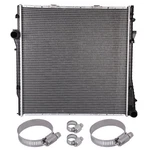 Radiator With Universal Oil Hose Clamps Kit For 2000-2006 Bmw X5 3.0L & 4.4L New. Price: $68.38.