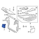 For Toyota Camry 25 Front Right Lower Radiator Support Air Deflector New. Price: $24.93.