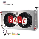 Row Radiator+shroud Fan For 88-93 Chevy Gmc C/k 1500 2500 3500 Pickup 6.2L , New. Price: $242.99.