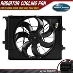 Single Radiator Fan Assembly For Hyundai Venue 2020 2021 2022 2023 L4 1.6L Gas New. Price: $104.79.