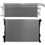 Aluminum Radiator & Ac Condenser Cooling Kit 13 14 2015-2019 Ford Explorer New. Price: $174.98.
