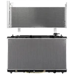 For 2008 Toyota Camry Hybrid 2.4L Aluminum Radiator & Condenser Cooling Kit New. Price: $109.48.