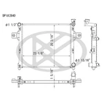 Koyorad A2840 Radiator For 05-10 Jeep Commander Grand Cherokee New. Price: $246.99.