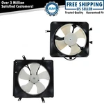 Condenser Radiator Cooling Fan Assembly Pair Set For Acura Integra New. Price: $129.85.