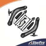 Suspension Kit For 2008-2013 Nissan Rogue Front Lower Control Arms Tie Rods New. Price: $93.22.
