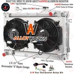 2 Row Radiator Shroud Fan For 1994-1997 Mazda Miata MX5 1.8L/1990-1993 1.6L New. Price: $209.00.