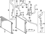 Genuine Toyota Auxiliary Radiator 16550-F0060 New. Price: $820.74.