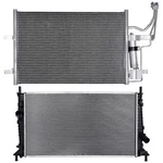 Aluminum Radiator & Ac Condenser Cooling Kit For Mazda 2004 05-2009 2.3L 2.0L New. Price: $118.95.
