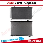 Aluminum Radiator & Ac Condenser Cooling Kit For 01-07 Toyota Highlander 2.4L New. Price: $128.60.