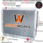 Aluminum 4 Row Radiator For Dodge D150 D250 D350 W150 W350 5.9L V8 1979-1993 New. Price: $259.00.
