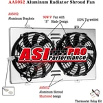 Asi Aluminum Shroud Fan + Relay For 1971-1977 Chevrolet Vega Pontiac Astre 2.3L New. Price: $99.00.