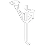 Genuine Lexus Hood Latch Support 53021-0E010 New. Price: $147.42.