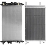 Aluminum Radiator & Ac Condenser Cooling Kit For 2016 Chevrolet Cruze Limited New. Price: $104.75.