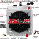 3 Row Aluminum Radiator Shroud Fan 60-66 Ford Mustang Falcon Comet V8 New. Price: $159.00.