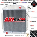 Asi Rows Radiator 1949-1953 Ford Cars Country Sedan Squire Engine 4.2 New. Price: $179.00.