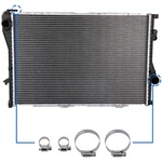 Radiator With Universal Oil Hose Clamps Kit For 1997-1998 Bmw 528I & 540I New. Price: $66.98.