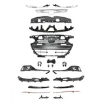 For Accord 2021 2022 Front Bumper Grilles Trims Support Bracket Fog Light Kit New. Price: $170.09.
