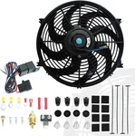 Blackhorse-racing 14" Universal Electric Radiator Cooling Fans + Thermostat Rela New. Price: $60.99.