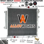 Aluminum Radiator FITS2010 2022 Toyota 4RUNNER Limited SR5 4.0L Alloyworks New. Price: $159.00.