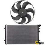 Radiator Cooling Fan Kit For 99-04 Vw Golf Jetta 00-02 Audi Quattro Sohc 2.0L New. Price: $90.90.