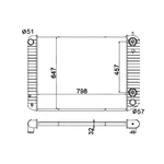For Gmc C6500 Topkick 1997-1998 Reach Cooling 41-1812 Engine Coolant Radiator New. Price: $739.68.