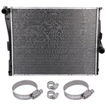 For 2004-2006 Bmw X3 Aluminum Radiator W/ Universal Oil Hose Clamps Kit New. Price: $66.29.